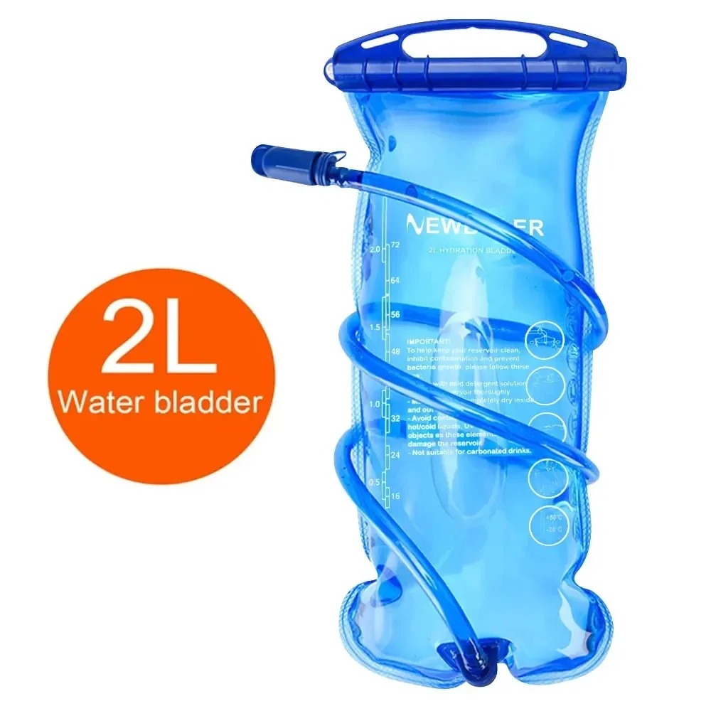 NEWBOLER Wasserblase, Wasserreservoir, Trinkrucksack, Aufbewahrungstasche, BPA-frei – 2 l, 3 l, Lauf-Trinkweste, Rucksack