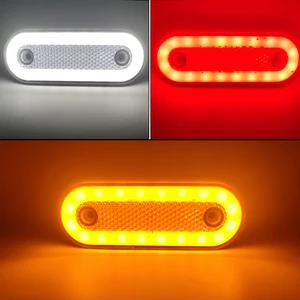 Seitenmarker -LED -Licht -Lkw, Reflektoranhänger, Van -Freigabelichter für Scania, DAF -LKW und Isuzu, 12 V, 24 V, 10pcs, 5pcs 8 Hauptverkäufe Scania Neon - №3