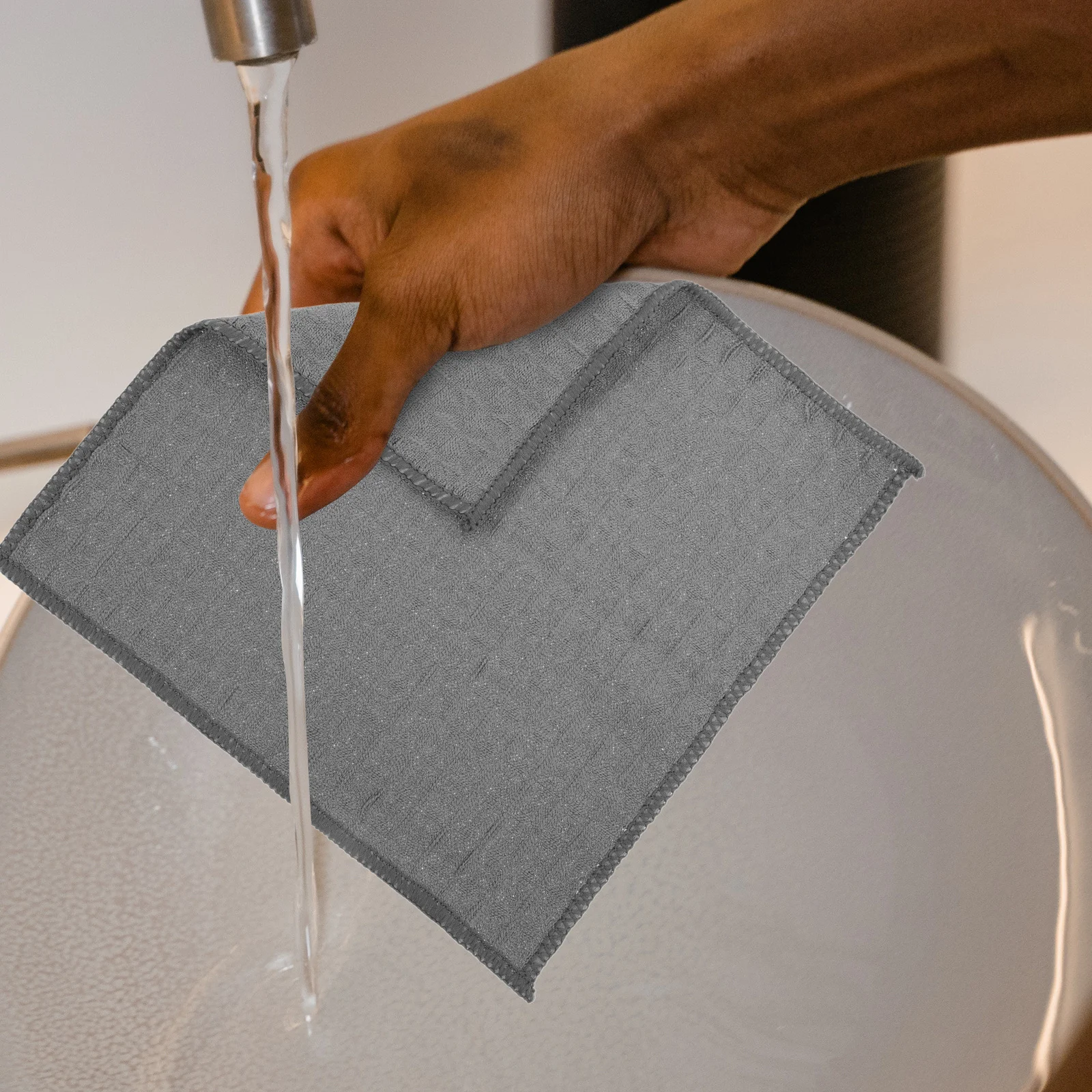 

3Pcs Kitchen Washcloths Set Elegant Pattern Dish Towels Lightweight Absorbent Cleaning Rags for Kitchen Bathroom Use