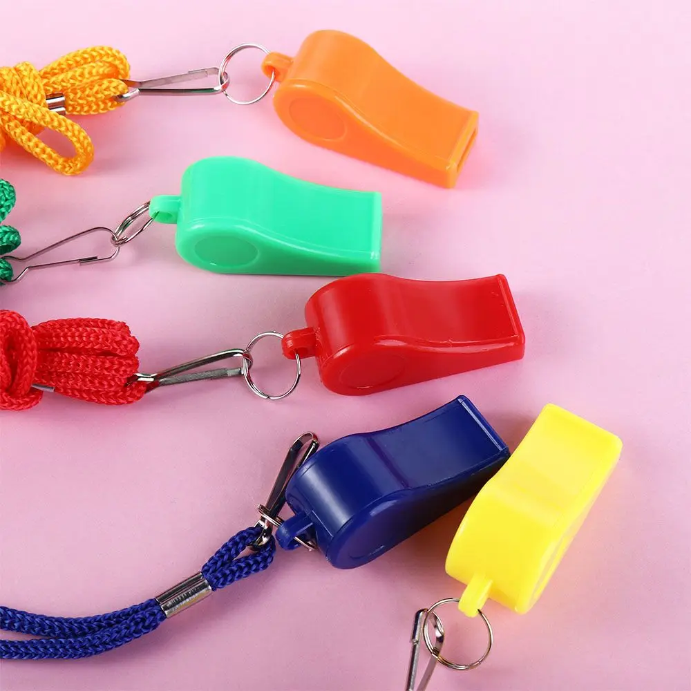 Cheer Sports Basketball Whistle With Lanyard Soccer Cheerleading Tool Referee Whistle Outdoor Survival Tool Whistle
