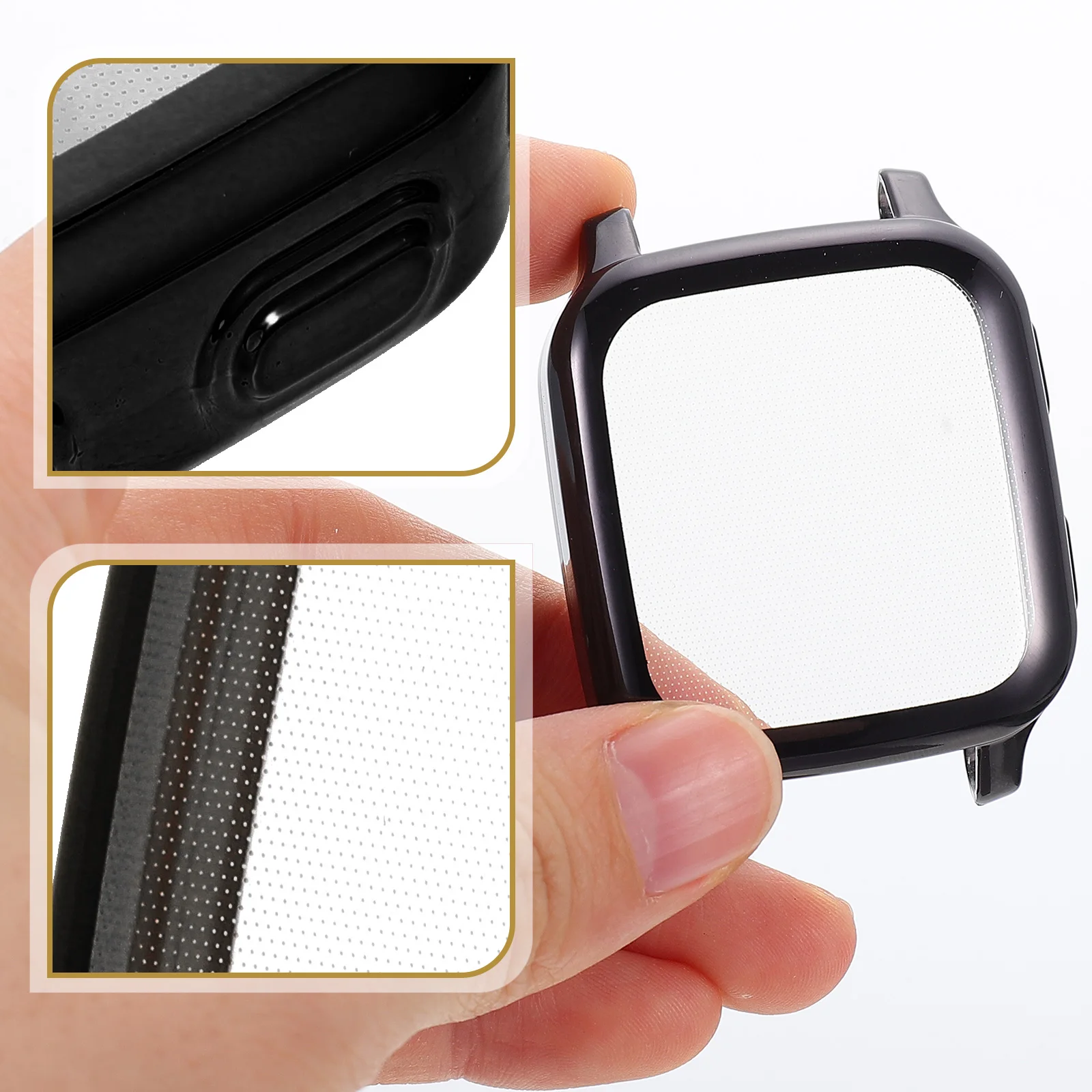 

3 Pcs Watch Case Protective Cover Screen Protector Protection Tpu Soft Glue Child