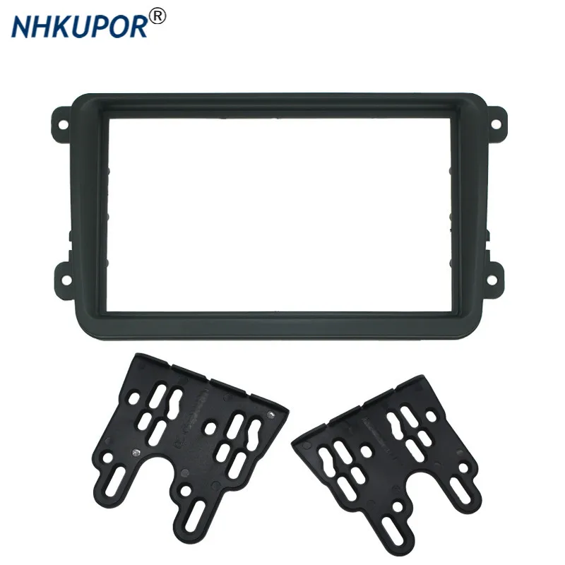 

2 Din Car DVD Player Frame Kit For Volkswagen VW Touran Golf Passat Caddy Auto Stereo Install Dash Kit Trim Bezel Fascia