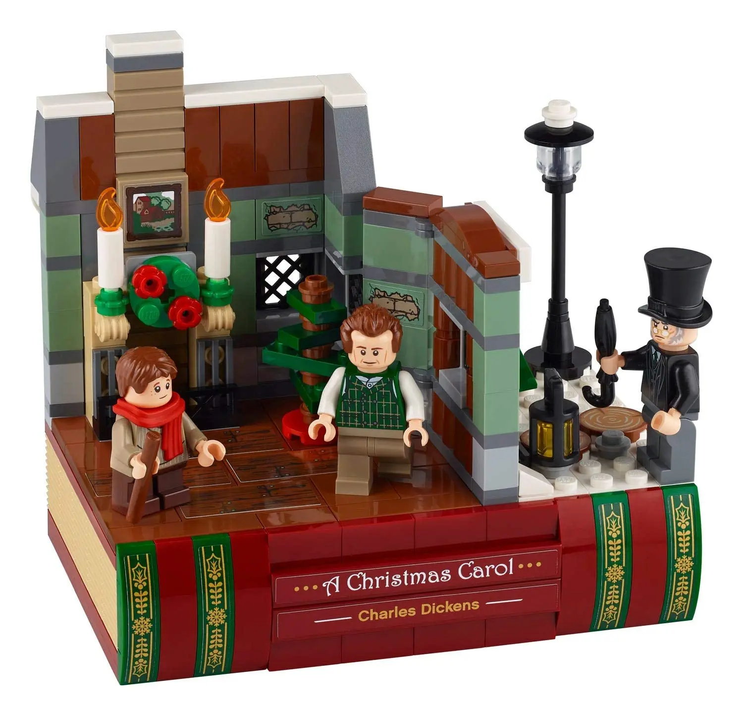 Lego Holiday Charles Dickens Tribute a Christmas Carol Building Block Toys for Kids Birthday Christmas New Year Gift 8+ 40410