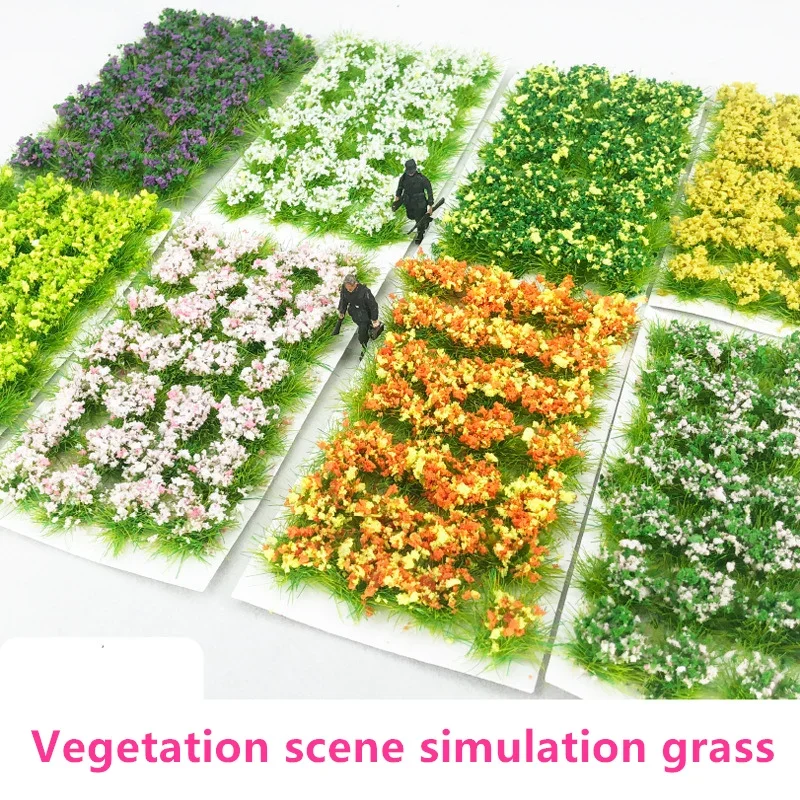 A box1:35 flower Static Grass clusters vegetation scene model material simulation grass petals DIY production Wargaming Terrain