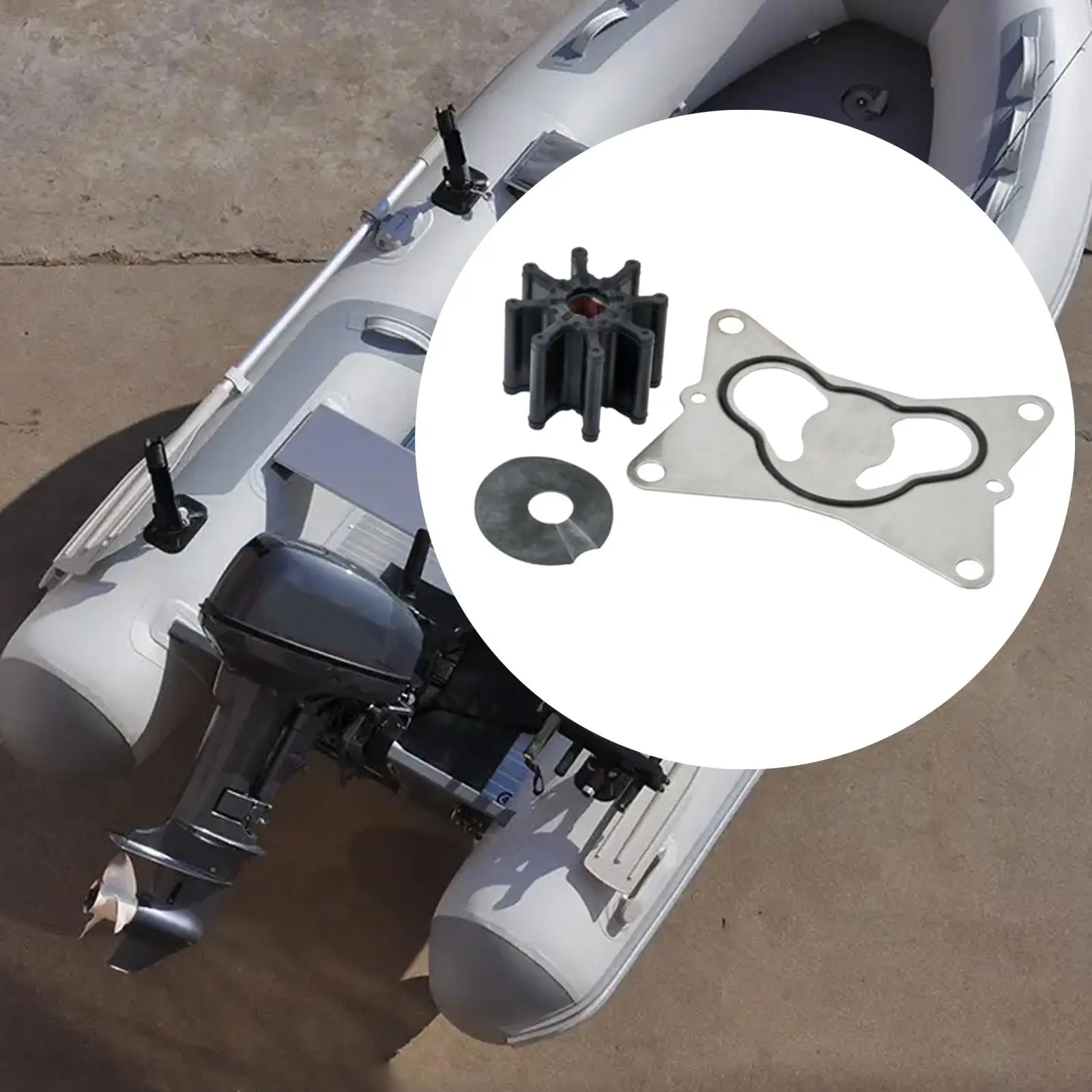 

Outboard Motor Water Pump Service Kit with Impeller Housing for Mercruiser V6 V8 Engines