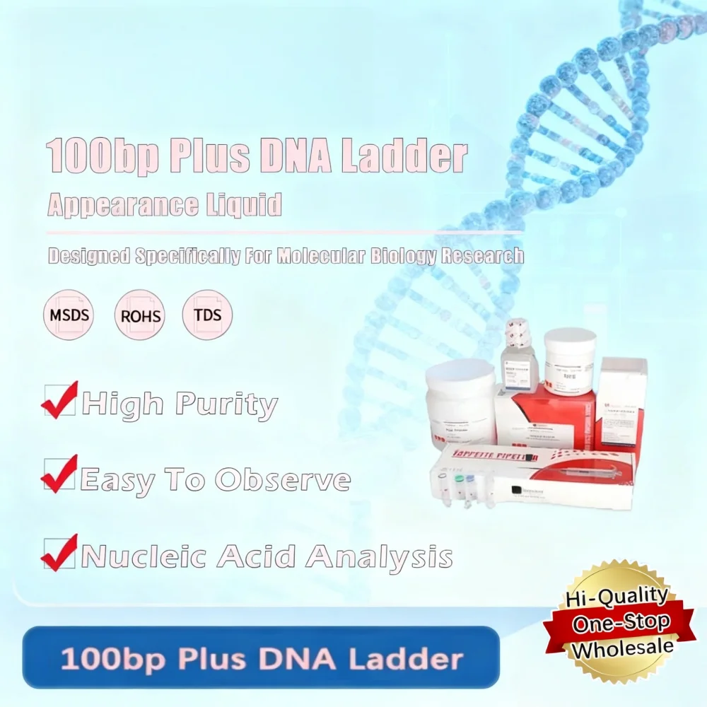 reactivo-de-laboratorio-de-marcador-de-acido-nucleico-de-escalera-de-100bp-plus-dna-para-investigacion-de-biologia-molecular-producto-original