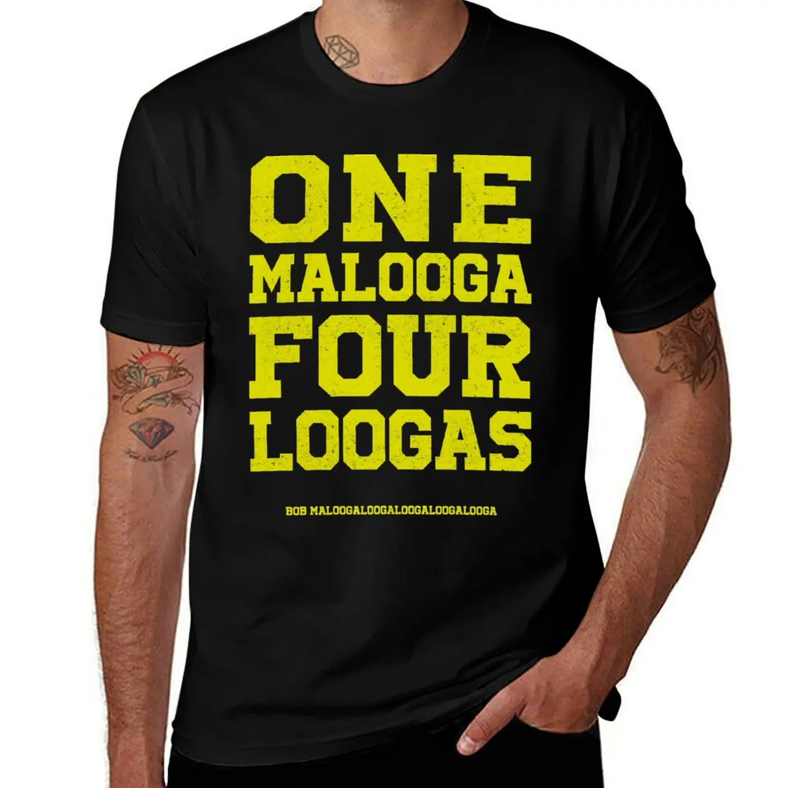 

Bob Malooga looga loog alooga looga T-Shirt Independence Day Short Sleeve T-Shirt