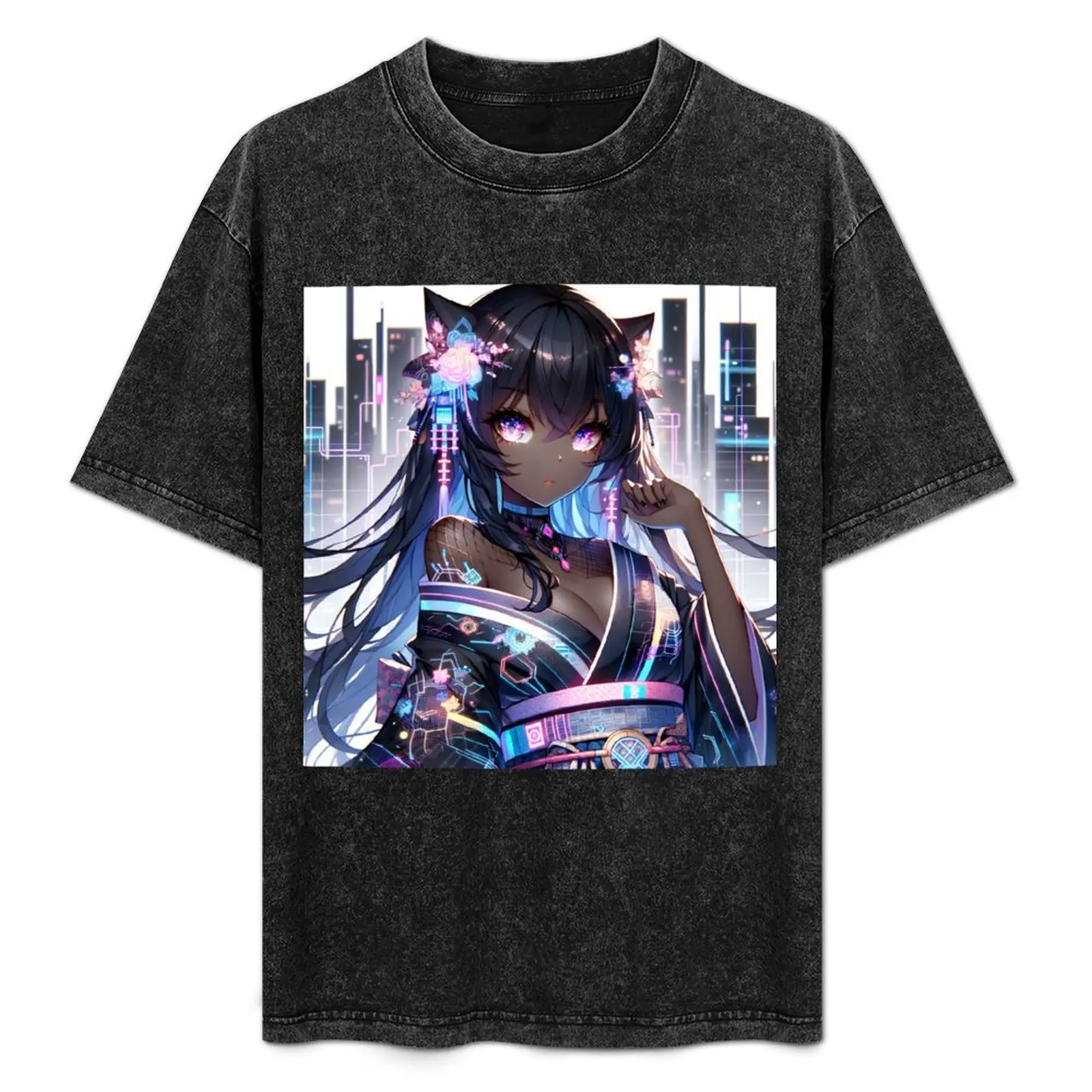 

Neon Dreams T-Shirt Fashion Print Casual Short Sleeve