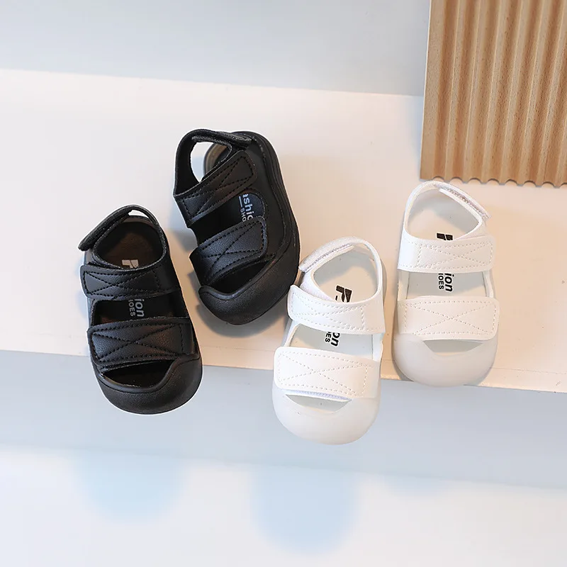 Summer Kids Beach Sandals Solid Color Boys Sneakers Fashion Girls Sport Sandals Toddler Shoes