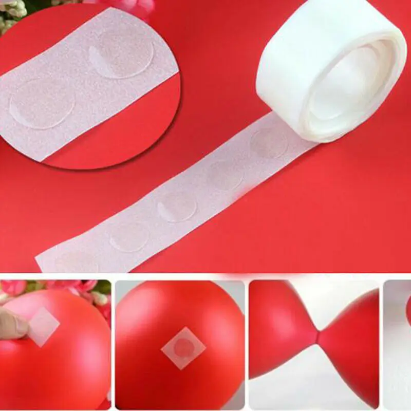 500 Points Balloon Glue Dot For Balloons Accessories Ballon Dot Birthday Wedding Party Balloons Glue Sticker 1Roll have 100Point