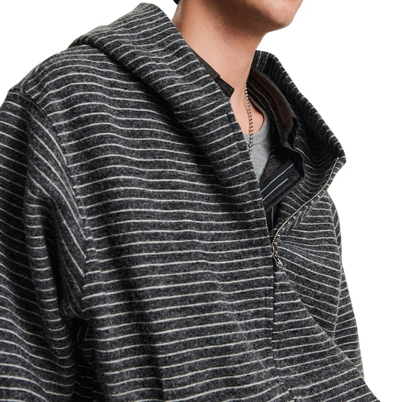 الرجال الشارع الشهير الهيب هوب شريط مقنعين قصيرة البلوز سترة للجنسين فضفاضة عادية Y2k موضة خمر هوديي معطف المرأة ملابس خارجية #3