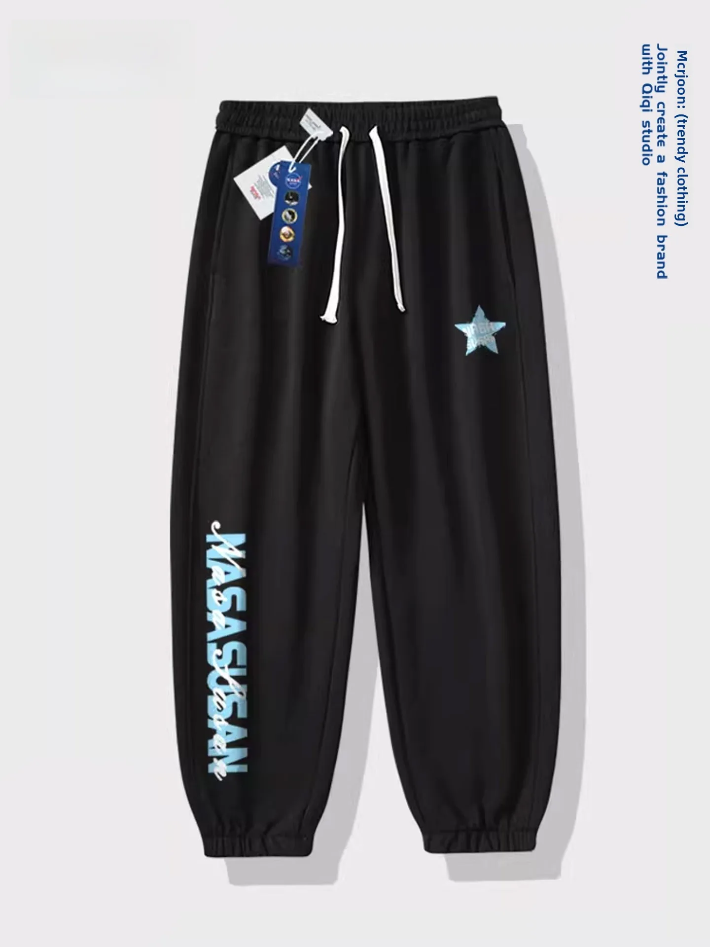 

Loose American Sle Casual Pants for Teens And Men Spring Autumn Season Breathable Comfortable Cotton Sports Sweatpants