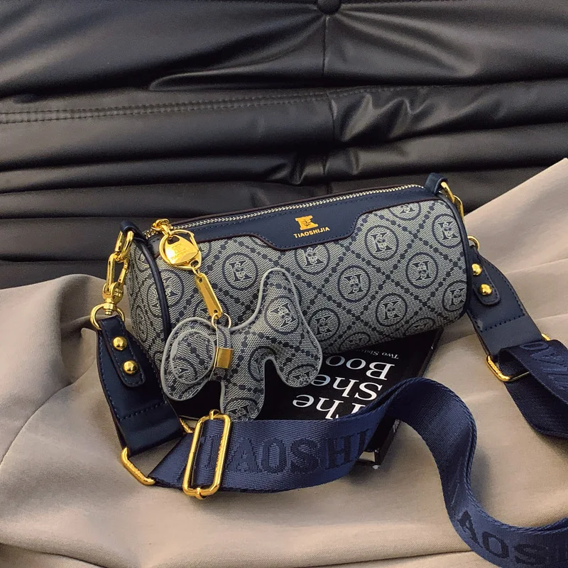 

Круглая сумка-подушка Viral 202, женская нишевая сумка через плечо, роскошная сумка через плечо Day to Night, повседневная сумка на ремне, минималистичная кожаная сумка