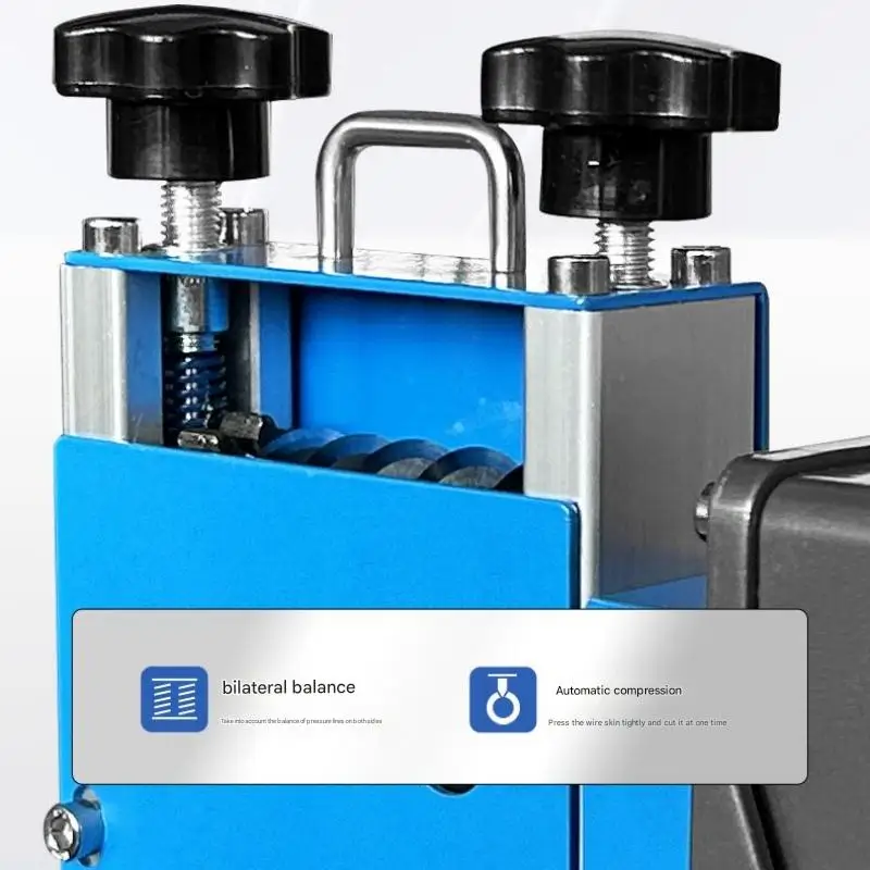 220 volt cable separation professional wire stripping machine electrical scrap copper cable tool recycling