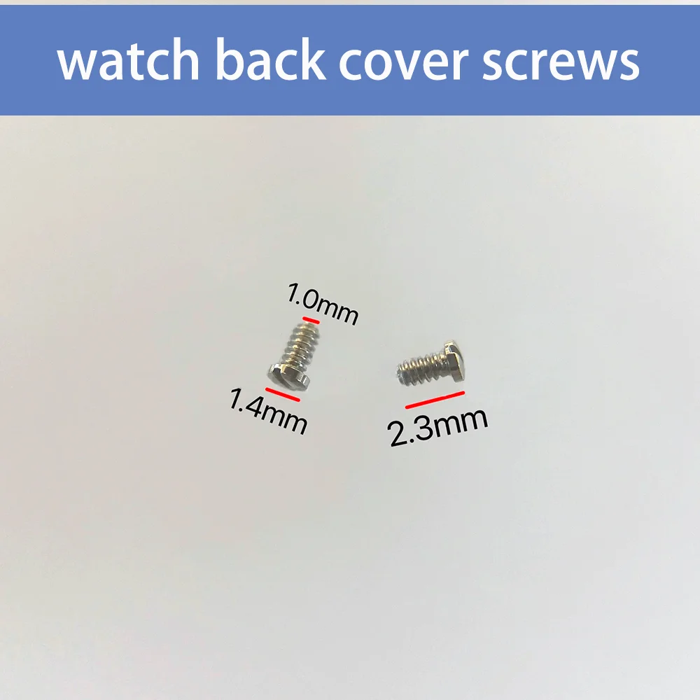 

Аксессуары для часов, винты для задней крышки часов, подходят для часов с механизмом 1033, винт для ремонта часов