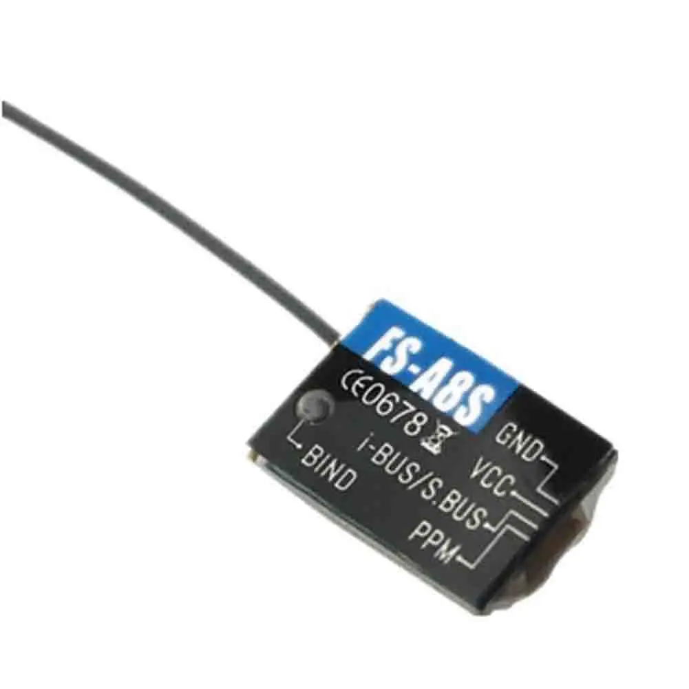جهاز استقبال صغير Flysky FS-A8S 2.4G 8CH مع هوائي PPM i-BUS SBUS لطائرة RC Qaudcopter FPV Racing Drone متوافقة مع FS i6 FS i6S #4