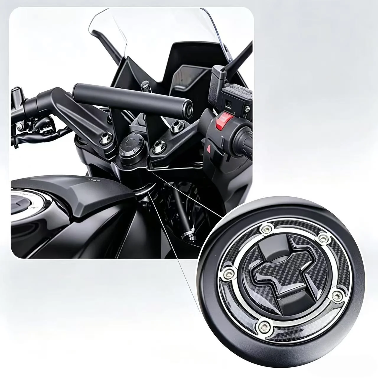 2024 - 2025 For GSX-8S GSX-8R motorcycle GPS SMART PHONE Navigation Bracket stick