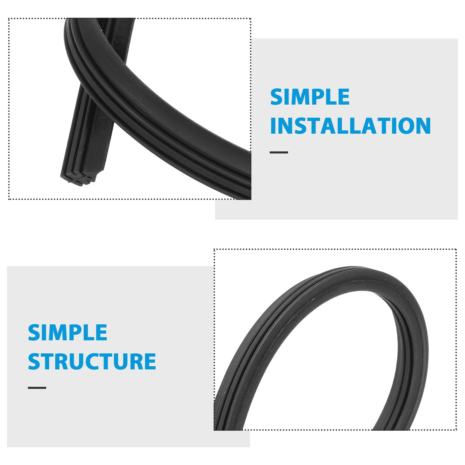 

Windshield Refill Universal Car Windscreen Replacement Blade Insert Durable Rubber Strip Refill Windshield Wiper Inserts