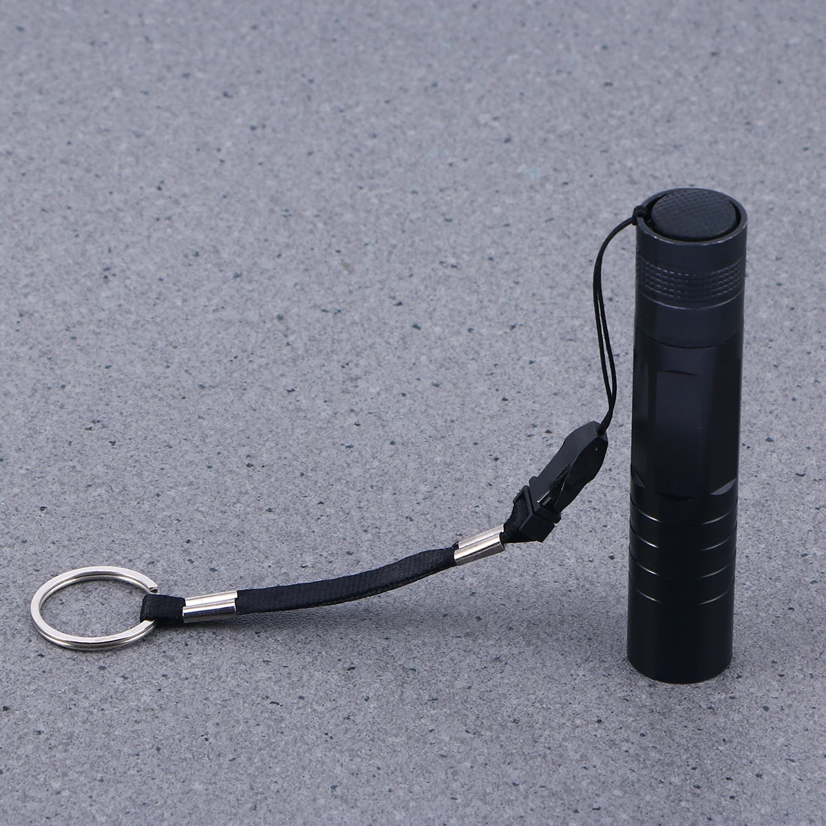 

2PCS Mini Led Flashlight Red Caution Key Chain Small Torch Waterproof Bright Light Flashlight AA Powered