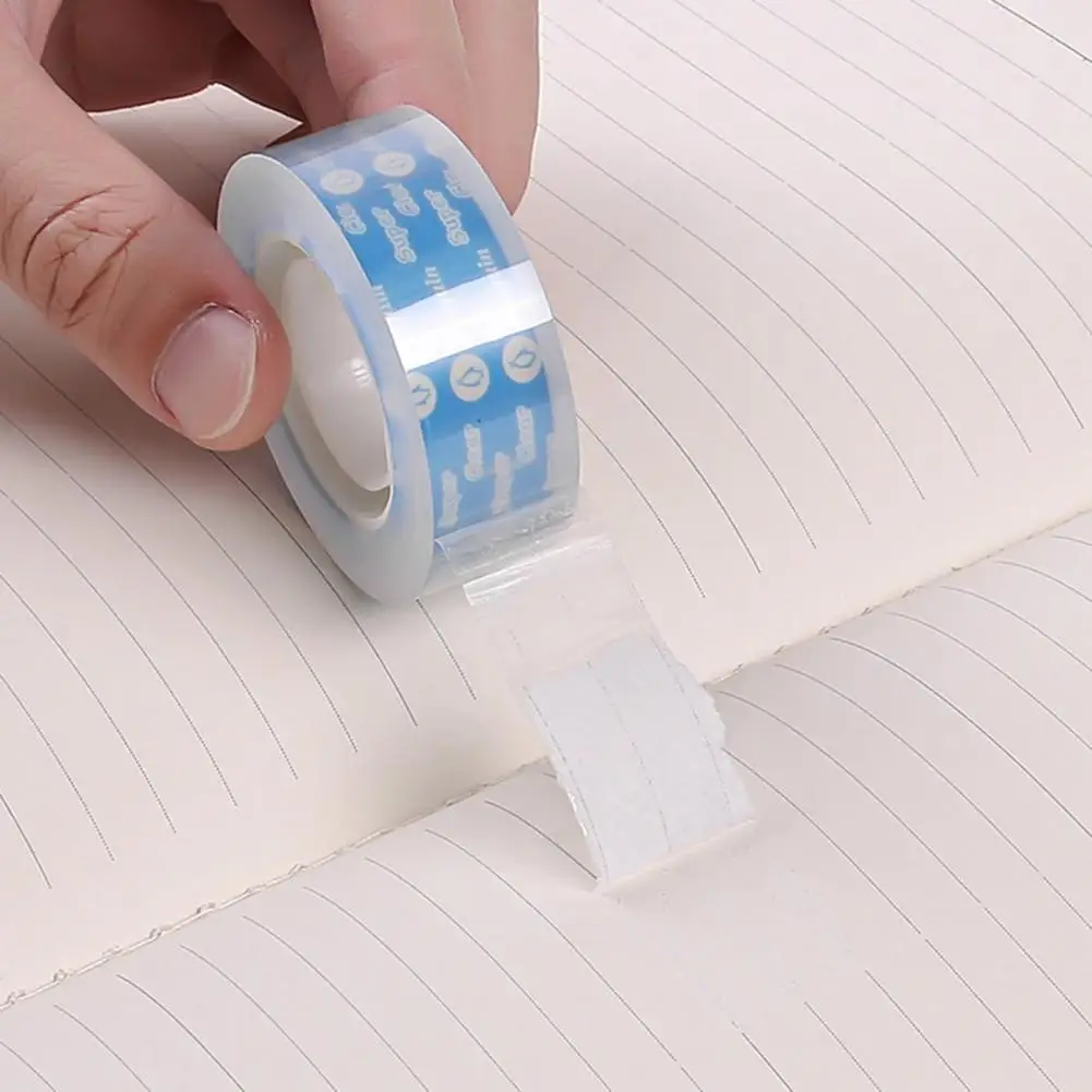 High Tape Transparent Easy Tear Clear Tape Refills for School Office Supplies High Adhesive Tape Rolls for Wrapping Dispenser