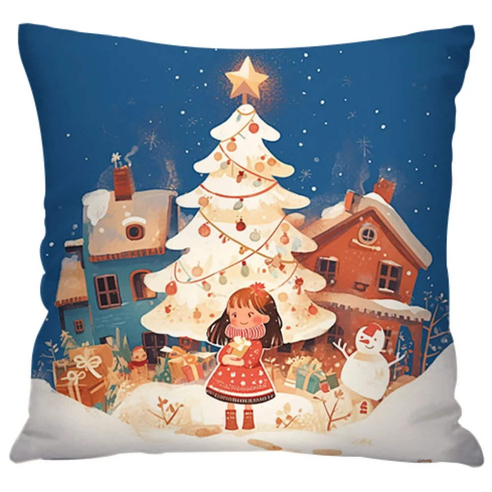 Christmas pillow Cushions decoration 2024 Decorative pillows for sofa bed home hugs friends heartstopper Sitting Body supplies