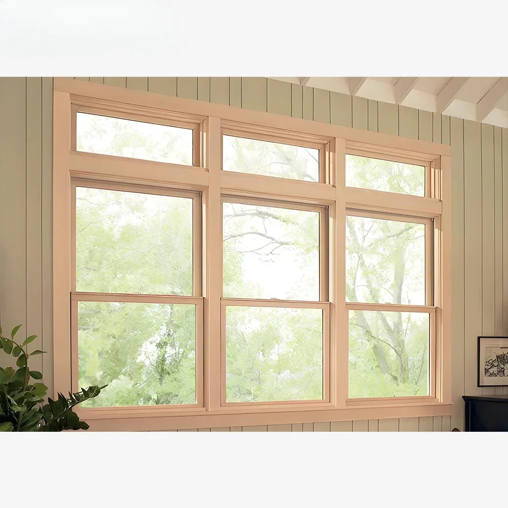 Factory Price Modern Single Hung Window Soundproof Aluminum Alloy Double Windows For House