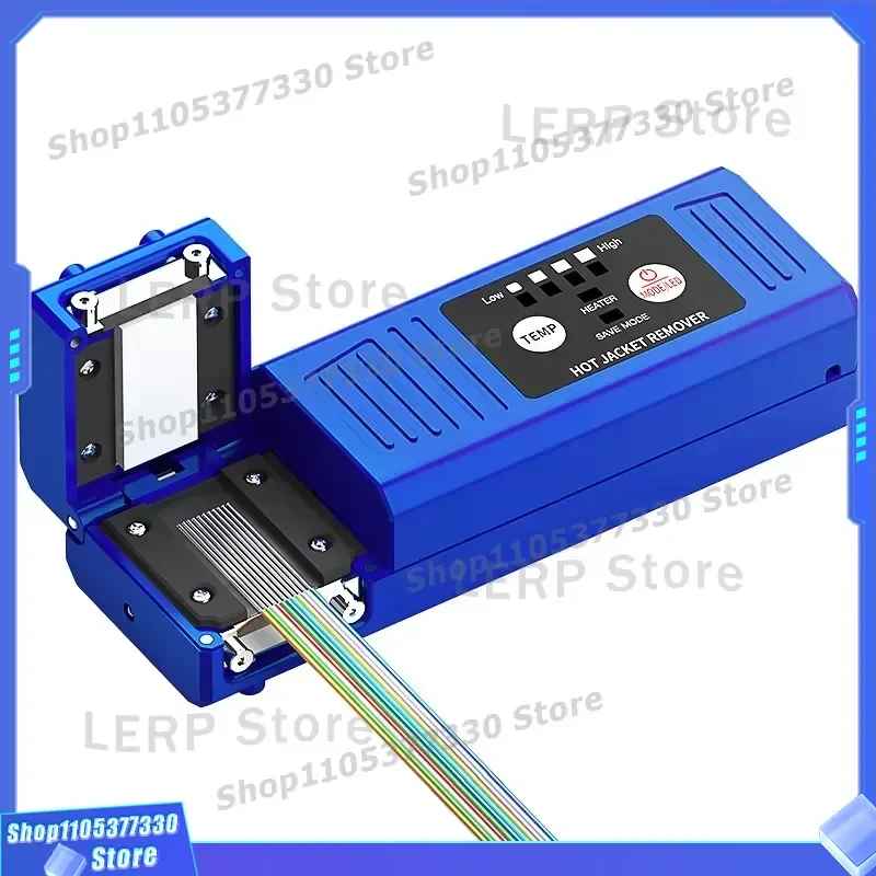 COMPTYCO S8 12-Ribbon Flat Cable Hot Jacket Remover Auto Heating Tool 3500mAh Rechargeable Heated Fiber Optic Thermal