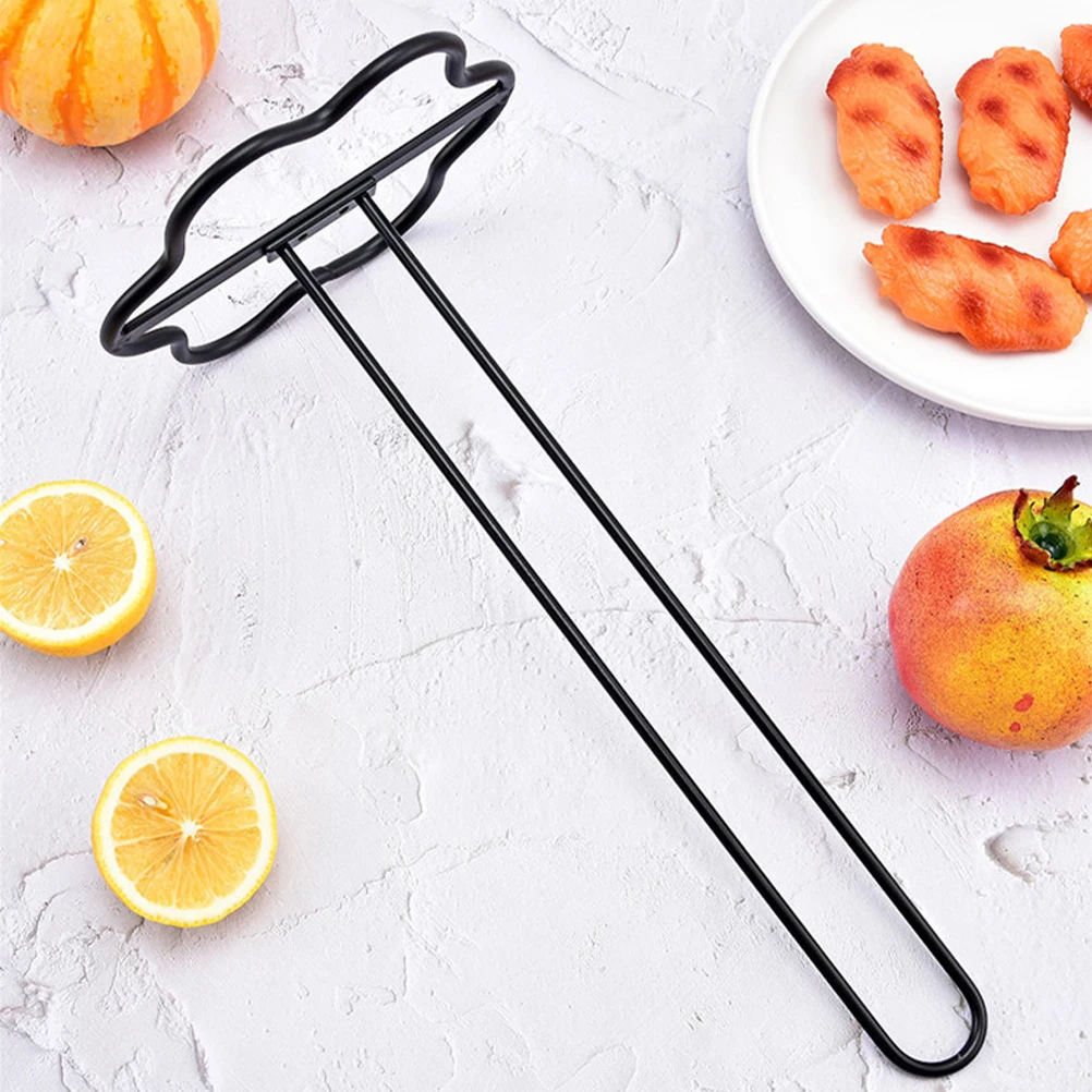 

Vertical Paper Towel Holder Black Iron Farmhouse Kitchen St Countertop Roll Sturdy Size Bathroom Living Modern Decor