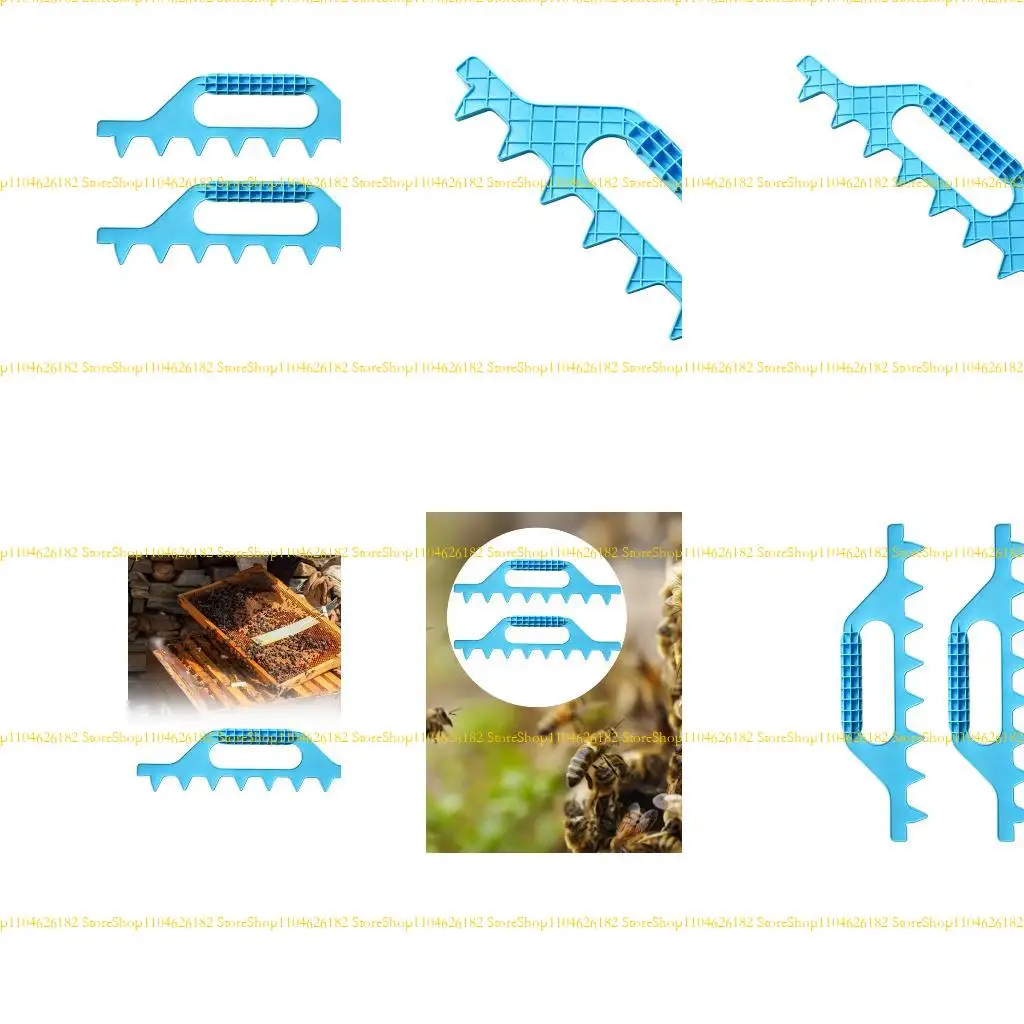 

Q2Q4 Plastic Accurate Honeycomb Frame Spacing Rakes for Precise Beekeeping 2pcs