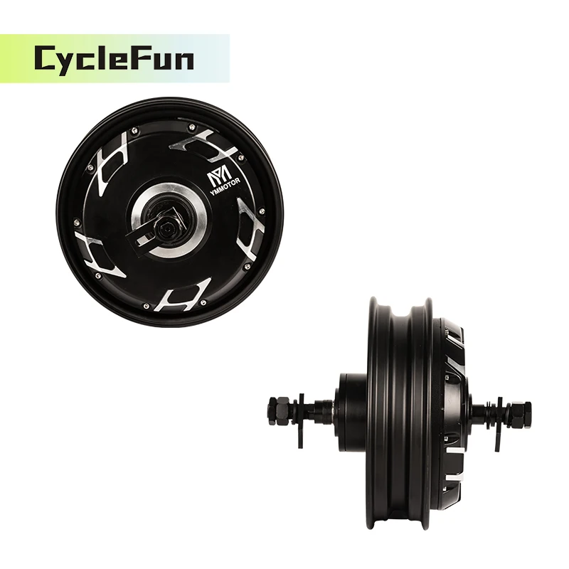 

YMMotor 72v 100kmh 5KW 10*2.15inch WP 60H Wheel Electric Hub Motor for Motorcycle