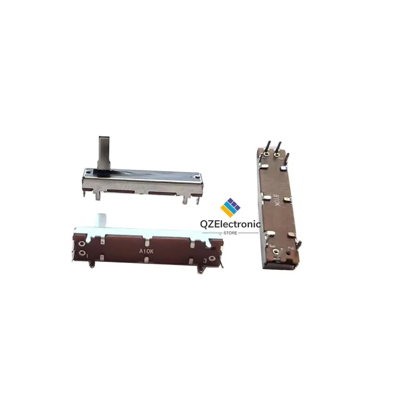 5 шт., 45 мм, 4,5 см A10K B10K, прямой скользящий потенциометр, микшер с затемнением, фейдер 3021N, высота ручки, 15 мм, монофейдер, ход B103