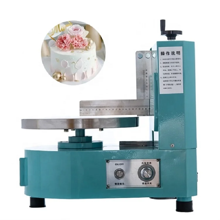 Hot Sale Automatic Round Cake Decorating Machine Cake Ice Cream Smoothing Coating Machine