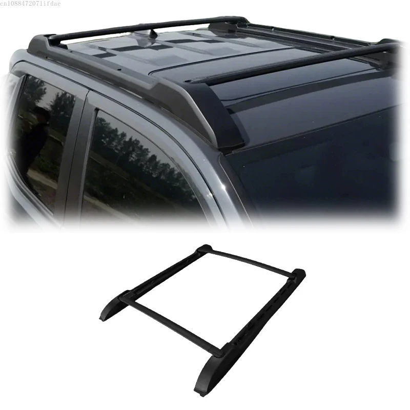 

Gobison Car Aluminum Alloy Roof Top Rack + Cross Bar Luggage Carrier Side Rails Set For Toyota Tacoma 2024 Roof Rack