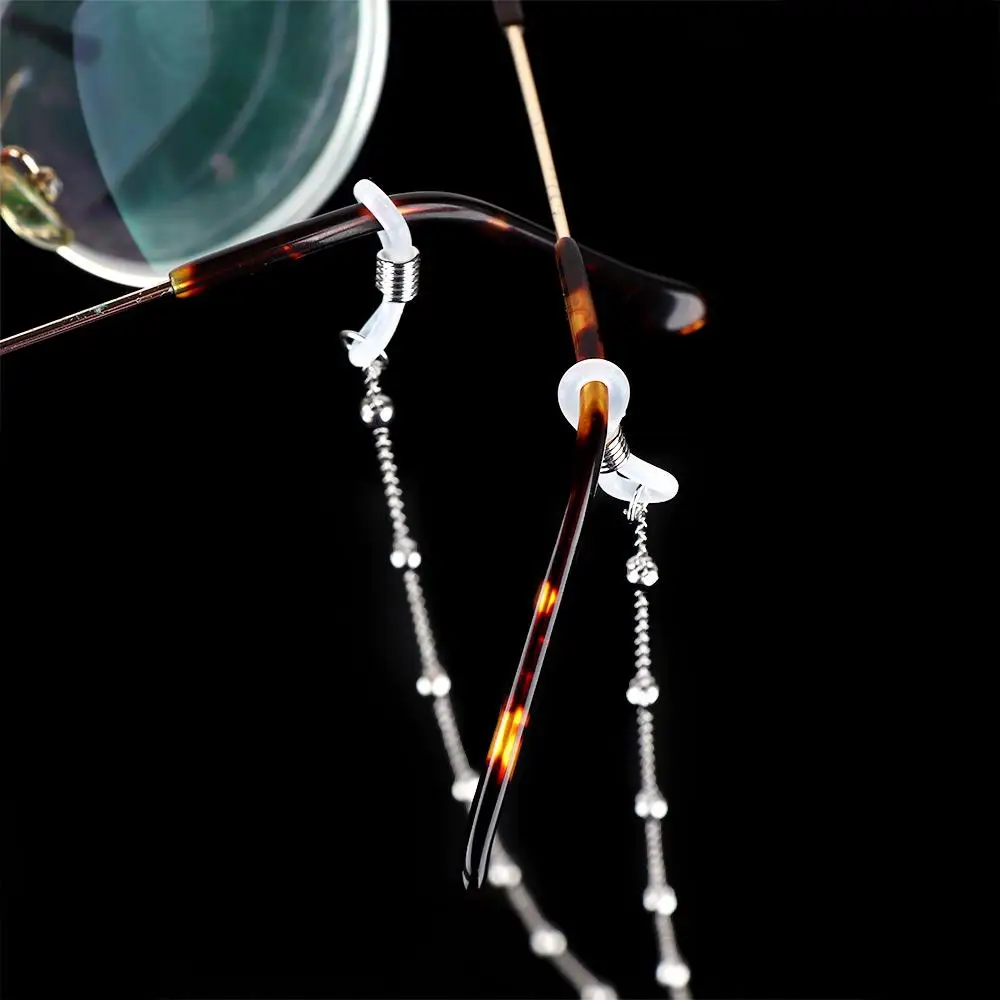 Lanyard Holder Metal Silver Beads Women Women Man Fashion Glasses Chain Reading Sunglasses Gold