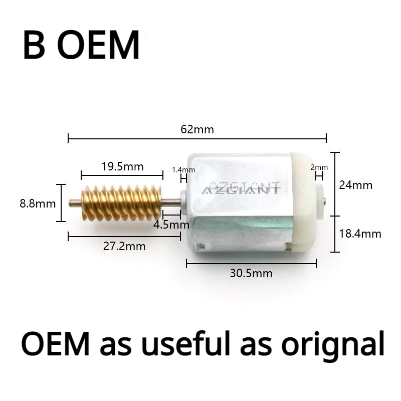 Car Parts DC Motor Door Lock Repair for BMW Mini  R50 R52 R53 Rover 75 MG ZT Locking Power Actuator