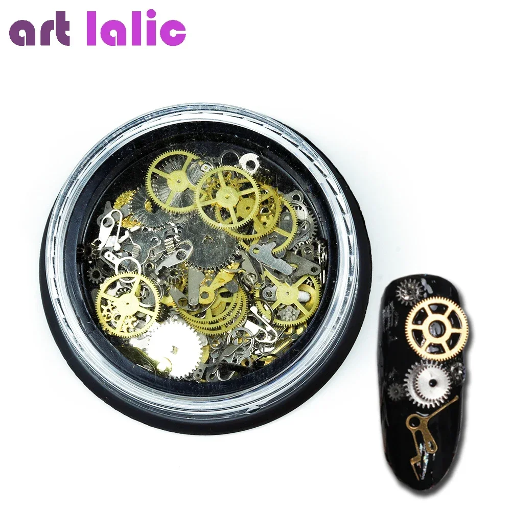 3D metal box for nail decoration, nail art, DIY, DIY, steampunk, mixed, steampunk, 1 box