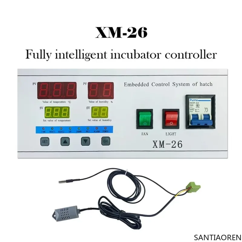 

XM-26 Egg Incubator Accessories AC160V-240V Automatic Temperature Humidity Controller