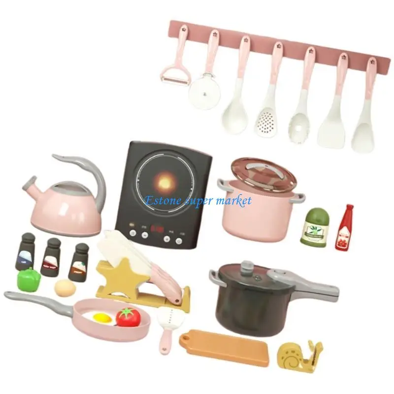 090B Simulation enfants ustensiles cuisine jouet nourriture semblant jouet cuisine semblant