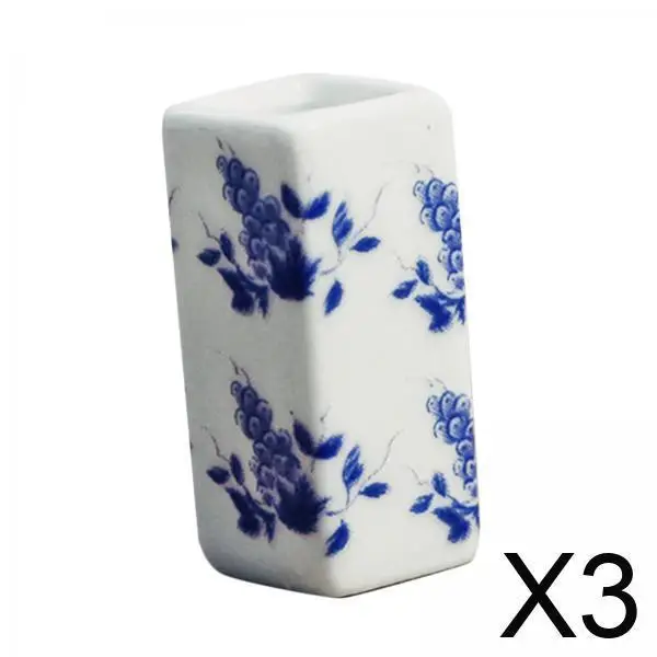 

1 12 Scale Dollhouse Dining Desk Miniature Ceramic Chopstick Storage Dollhouse Container for Tableware Accessories