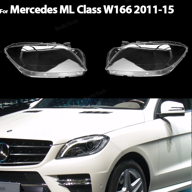 

Car Headlamp Cover Headlight Glass Cover Lampshade Bright Shell Lens Covers For Mercedes-Benz ML Class W166 Pre-facelift 2011-15