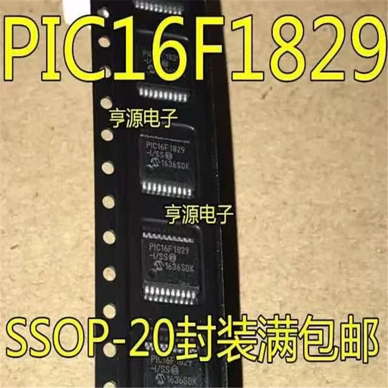 1-10 Uds PIC16F1829-I/SS PIC16F1829ISS PIC16F1829 SSOP-20 en Stock