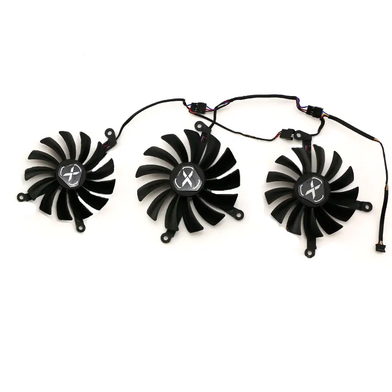 New XFX 85MM 95MM CF1010U12S 4PIN DC 12V Radeon RX 6700XT FAN For XFX RX6700 XT RX6750XT 12GB Overseas Edition OC graphics card