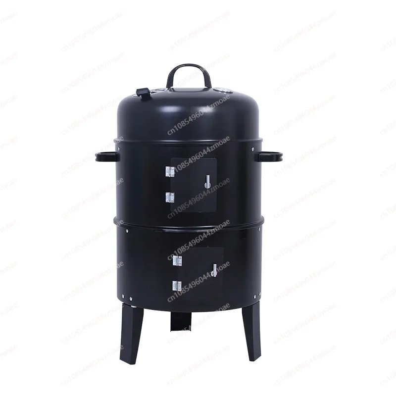 

Дымовой гриль 3-в-1 Многофункциональный уличный гриль-барбекю gRill Коммерческая бытовая духовка Бекон грильL