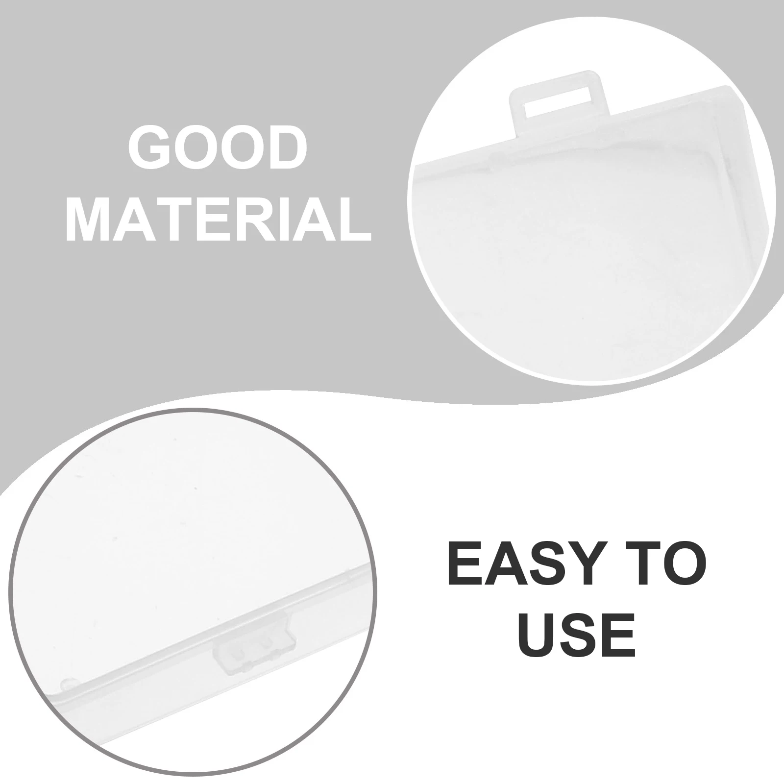 

8 Pcs Photo Storage Boxes Transparent Containers for Cards Posters Travel Photos Plastic Cases ganizing Small Goods