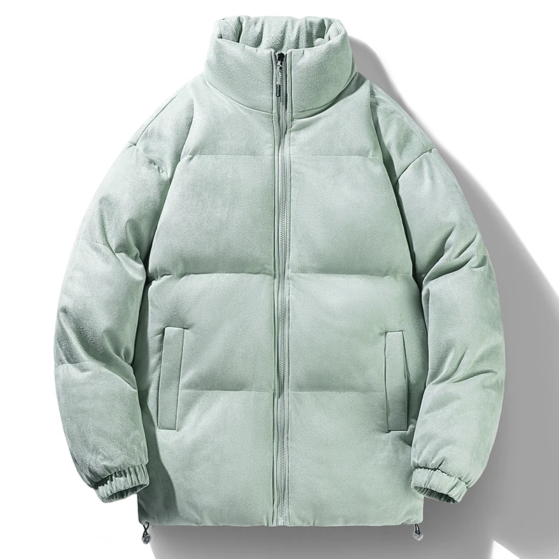 Ropa de calle, chaqueta de invierno a la moda para hombre, Parka gruesa y cálida con capucha, abrigo de invierno para hombre, abrigo informal