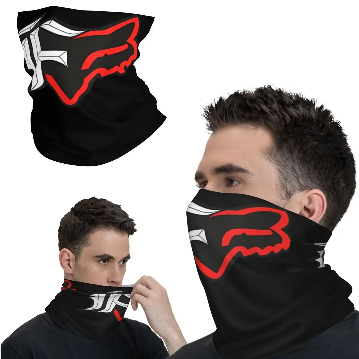 Groovy F-x Racings Bandana Neck Cover Printed Motor Motocross Face Scarf Hiking Unisex Adult Winter