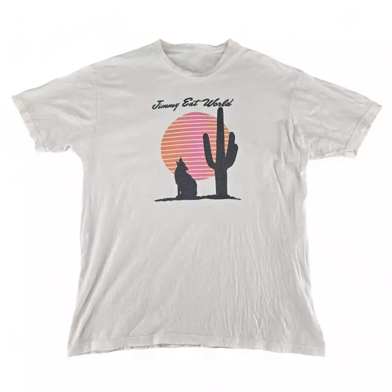 Jimmy Eat World Band Tour For Fan S to 5XL White T shirt