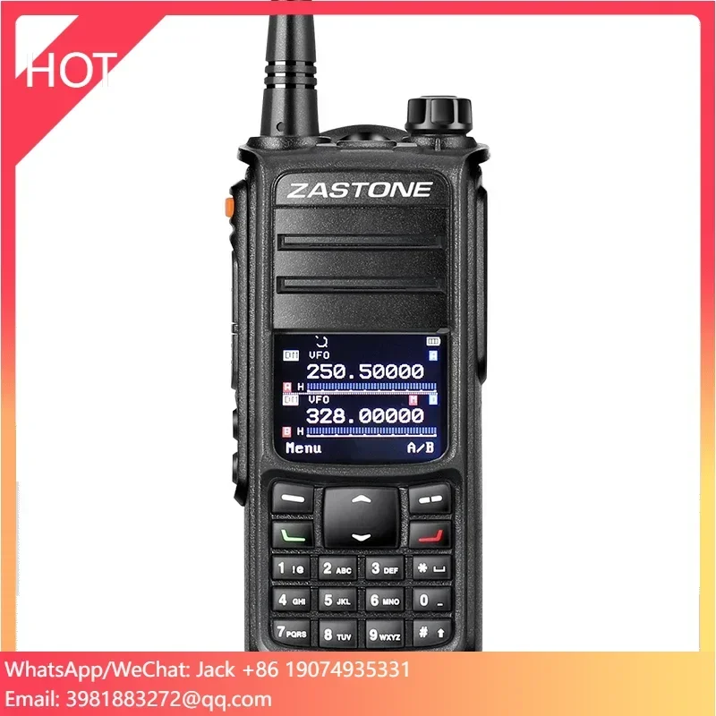 

ZASTONE UV008 DMR Digital Walkie Talkie Multi Band 136-520MHZ 10W DMR Two Way Radio IP67 Waterproof GPS Positioning Coordinates