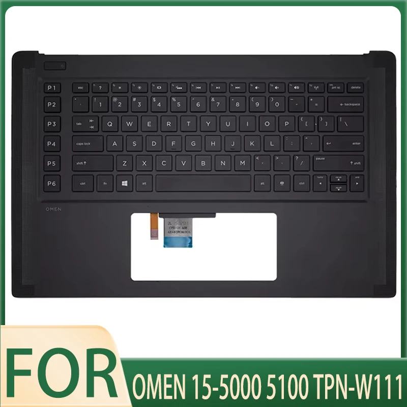 New Original US/RU/TR/PT/IT/BE/AR/NR for OMEN 15-5000 5100 TPN-W111 Laptop Palmrest Case Keyboard  Upper Cover 788598-001