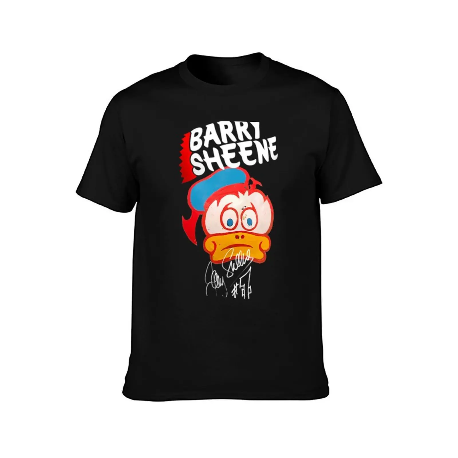 Barry Sheene Duck Helmet Barry Sheene 'Duck' Helmet T-Shirt Outdoor Sports Lightweight Tee